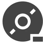 Disc Remove SVG Icon
